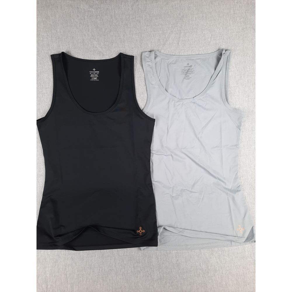Tommie Copper Women 2 of Medium Performance Pullover Stretch Tank Tops RoundNeck